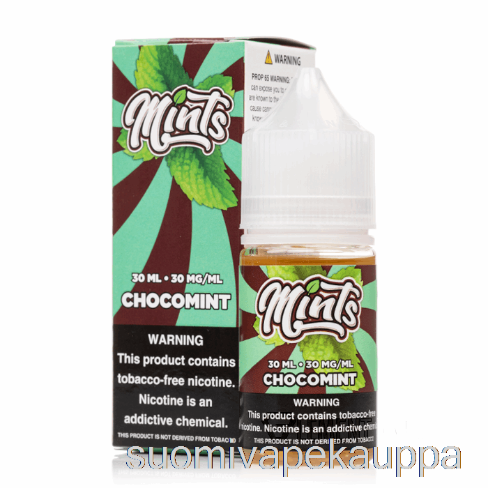 Vape Netistä Chocomint Suolat - Mints Vape Co - 30ml 30mg